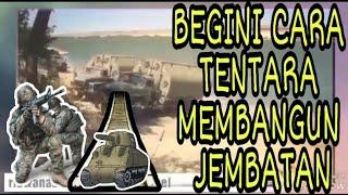 BEGINI CARA MILITER RUSIA MEMBANGUN JEMBATAN DARURAT