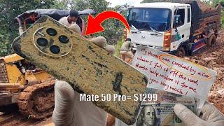 $1299 ! How i Restore Huawei Mate 50 Pro Crushed By Car !