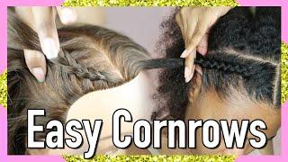 (VERY Detailed) How to Cornrow Your Own Hair For Beginners | Jasmine Defined