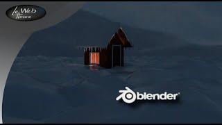 Lebkuchen Haus im Schnee -  Blender  4.0.2  Tutorial