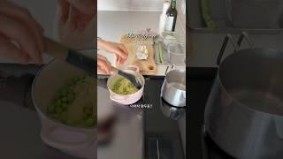 6월12일 고등학생 아침메뉴|제철 완두콩 스프