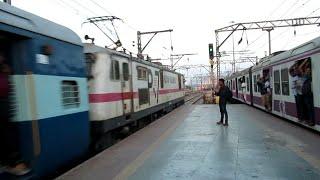 RARE OFFLINK !!! HOG Equipped 30472 BRC WAP7i With 12123 Mumbai - Pune Deccan Queen Skipping Thane