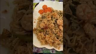 BRIYANI # Prawn  Briyani with Chicken Fry|  #KJtimepass