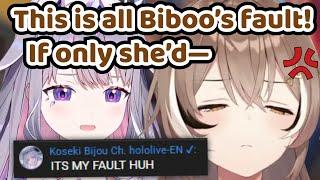 Mumei Was Blaming Bijou But Didn't Realize That She Was Watching