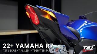 How to Install TST Sequential LED Integrated Tail Lights for 2022+ Yamaha YZF-R7 by TST Industries