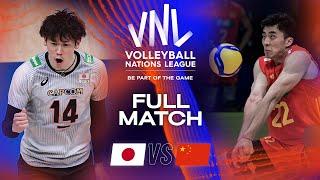  JPN vs.  CHN - Full Match | Men's VNL 2023