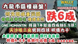 【九龍二手樓價崩堤】何文田重災區！非銀主盤竟跌六成！尖沙咀3房4球｜皓畋淪巨蝕集中地！銀主盤湧現呎價4-6千，拖冧附近樓價！