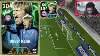 OLIVER KAHN 104 MELHOR FICHA E TREINO no eFootball 2025 Mobile