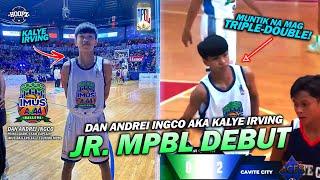 Dan Andrei Ingco aka KALYE IRVING Junior MPBL Debut | Imus Ballers VS Cavite City Aces