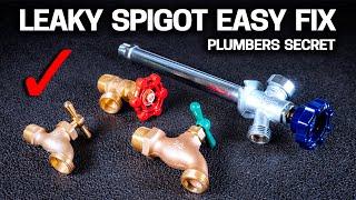 How to Fix a Leaky Outdoor Faucet - DON'T Replace It - Cheap & Easy