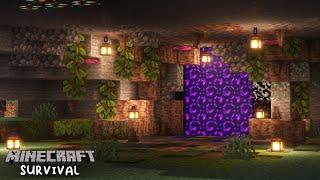 Minecraft: Survival #7 - Nether Portal (No Commentary)
