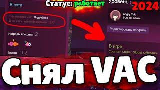 Как снять ВАК бан? Снял VAC бан! Способ 2024! Снять VAC бан CS2! Реально работает?! VAC CS2