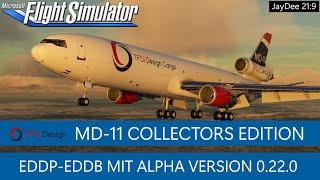 TFDI MD-11 - Flug EDDP-EDDB mit Alpha Version 0.22.0  MSFS 2020 Deutsch