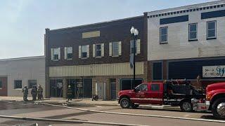 Fire in downtown Hawarden destroys business