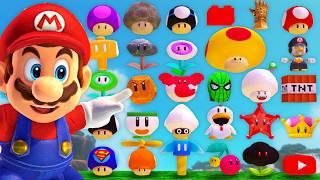 100 NEW POWER-UPS in Super Mario...  (Mods!)