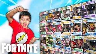 Surprising My Little Brother With All FORTNITE Funko Pops (FORTNITE FUNKO POP COLLECTION!)