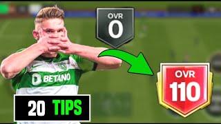 20 TIPS TO INCREASE YOUR OVR IN FC MOBILE | DYNAMIC FC