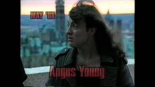 AC/DC - Angus Young on Much Music (1988) "Blow Up Your Video" tour PART 1