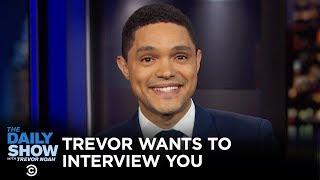 Trevor Noah Wants to Interview You on The Daily Show Set | Omaze