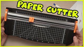 Paper Cutter Trimmer Titanium 12 inch Review (EVTECK, LETION, JIELISI etc..)