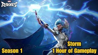 Storm 1 Hour of Gameplay | Marvel Rivals | Season 1