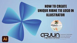 HOW TO CREATE UNIQUE LOGO IN ILLUSTRATOR TUTORIAL | #design #arjun