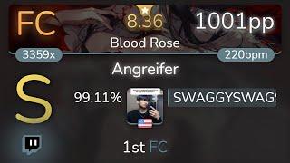 [8.36⭐Live] SWAGGYSWAGSTER | Unlucky Morpheus - Angreifer [Blood Rose] 99.11% {1001pp FC} - osu!