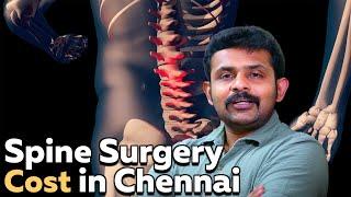 Spine Surgery Cost in Chennai Dr. Vignesh Pushparaj | Annaamalai Ortho and Spine Center