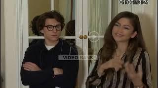 Zendaya and Tom Holland resurfaced france interview