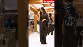 Anikha Surendran black saree #saree #anikhasurendran #blackpink