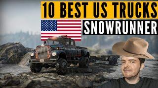 The TOP 10 Best US trucks in SnowRunner?