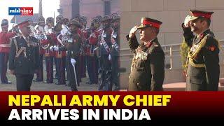 Nepali Army Chief General Sigdel arrives in India for four-day visit to boost Defence ties