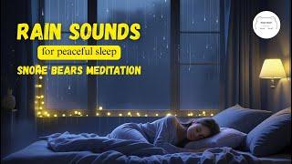 Sleep Softly To The Sound Of Peace | Sleep Rain Sounds | Healing Begins Here | Christian Music 2025