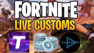 Fortnite Season 3 Live Customs! (Vbuck Giveaways!)