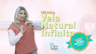 Ateliê Tulipa - Vela Infinita Natural