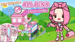 Miga World NEW UPDATE PINKHOUSE DESIGN | ALL PINK DECORATIONS | Miga town |tocaboca