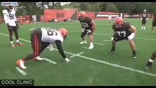 Cleveland Browns Assistant OL coach Scott Peters -  Pass Pro Strike System Codes & Cutups