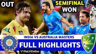 India Vs Australia International Masters League Semi Final Match Full Highlights 2025