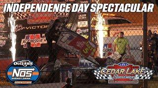 World of Outlaw Showdown Highlights @ Cedar Lake Speedway 6/29/2024