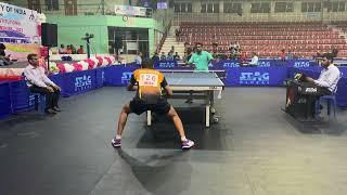 Thrilling 5 setter! G.Sathiyan vs Mudit Dani (All-India Inter-Institution Table Tennis Championship)