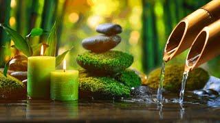 Bamboo Water Fountain + Healing Piano Music | Relaxing Music, Sleep Music, Spa Music, Meditation