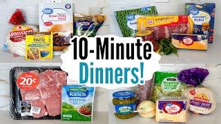 10 MINUTE DINNERS | 5 Tasty & QUICK Recipes | Best Home Cooked Meals Made EASY | Julia Pacheco