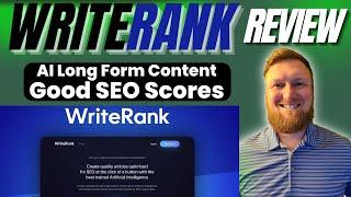 WriteRank Review: AI Content Writer - Great UI & SEO Scores