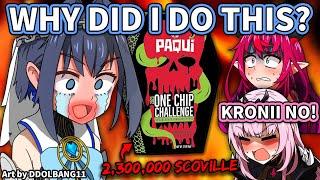 Kronii Do One Chip Challenge, Instantly Regret it, Dying, Survives, and Traumatized