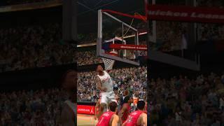 LeBron James CRAZY DUNK NBA 2K8 #nba #lebronjames #lebron #james #dunk #dunks #cavs #short #shorts
