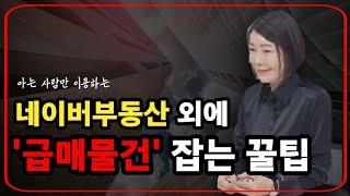 아는 사람만 이용하는 진짜 급매물건 잡는 법(네이버부동산, 경매, 소액투자, 은행)