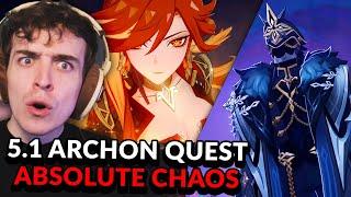 GENSHIN'S MOST INSANE ARCHON QUEST! Natlan 5.1 Archon Quest Act 3 & 4 FULL REACTION | Genshin Impact