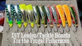 DIY Leader/Tackle Boards for the Frugal Fisherman