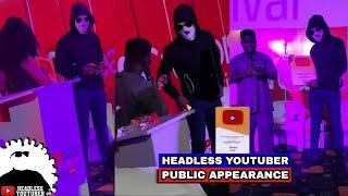 Headless YouTuber's First Public Appearance Ever || YouTube Creators Awards 2022