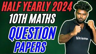 10TH MATHS HALF YEARLY QUESTION PAPERS | IMPORTANT QUESTION | WELEARN TAMIL